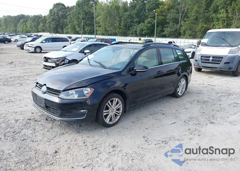 2015 Volkswagen Golf Sportwagen Tdi Se 4-Door из США, поврежденный, VIN 3VWFA7AU4FM510808